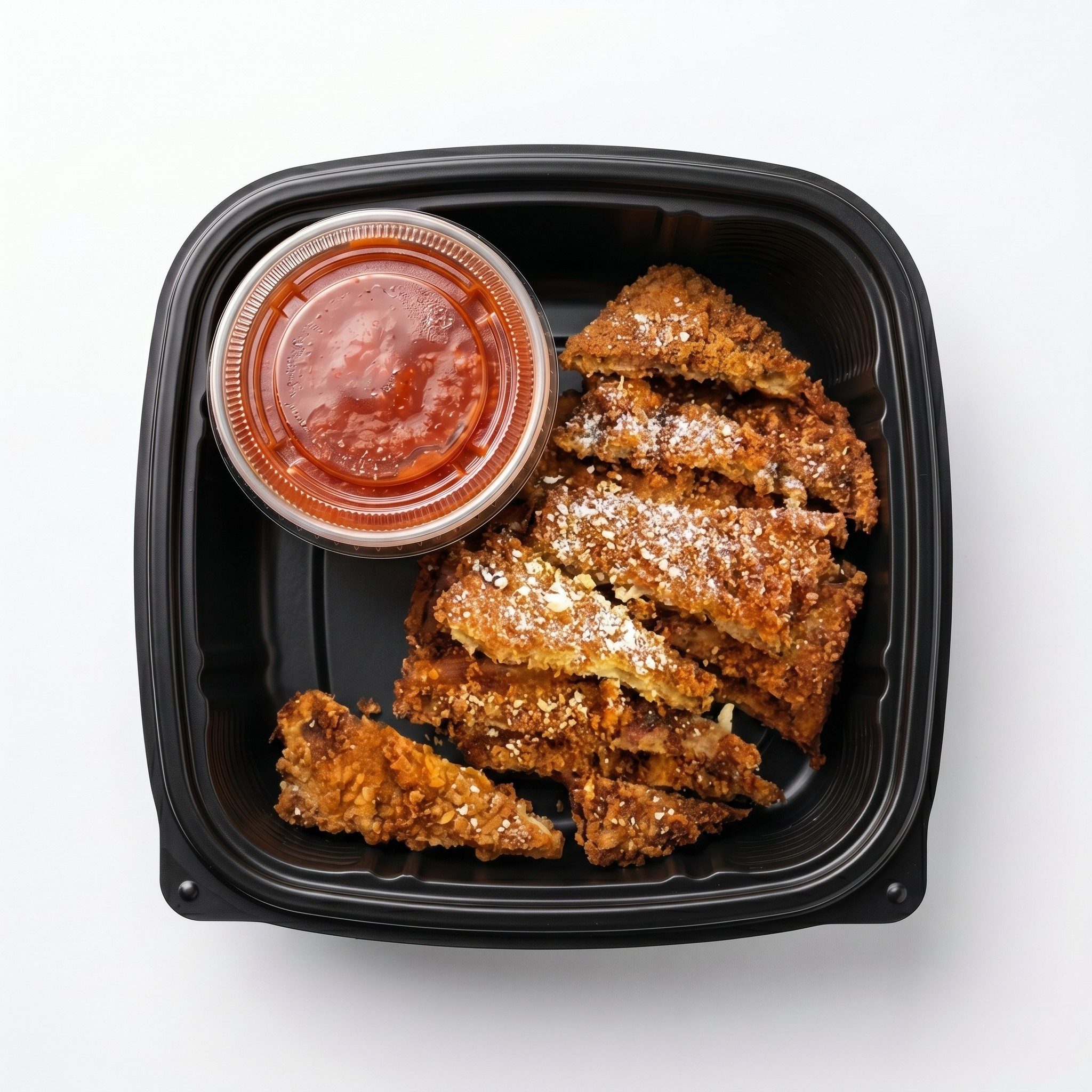 Fried Breaded Eggplant Chips.