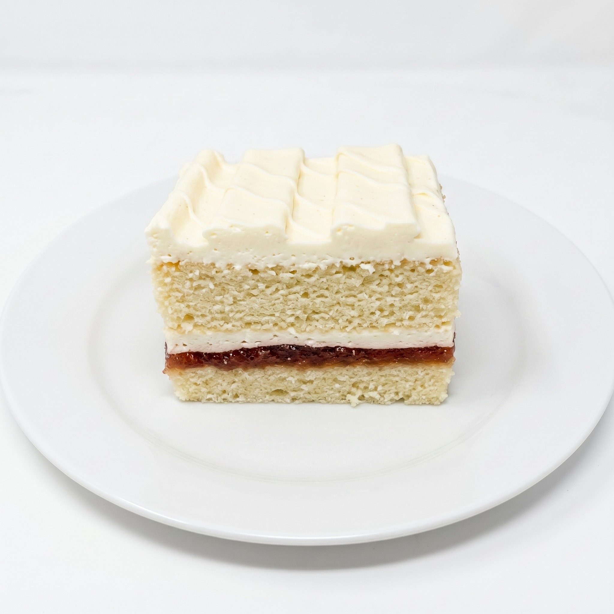 Gluten Free Strawberry White Chocolate Cake.