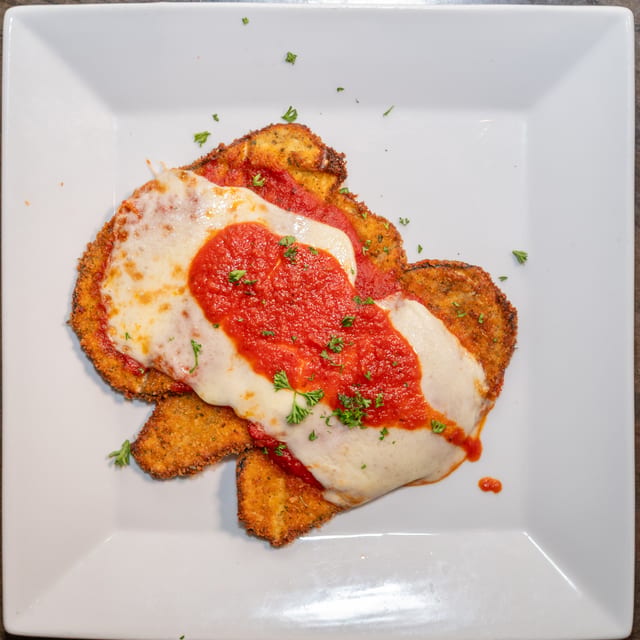 Eggplant Parmigiana.