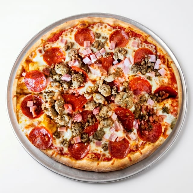 Carnivore Pizza.